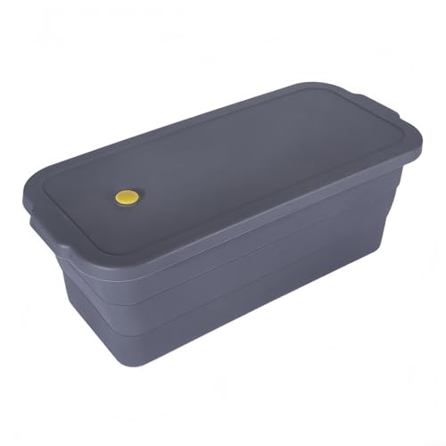 Entgoinggo Silikon Kastenform Kastenform Silikon Brotformen mit Metallrahmen Antihaft Faltbare Backformen für hausgemachte Brotkuchen, Kuchenformen von Entgoinggo