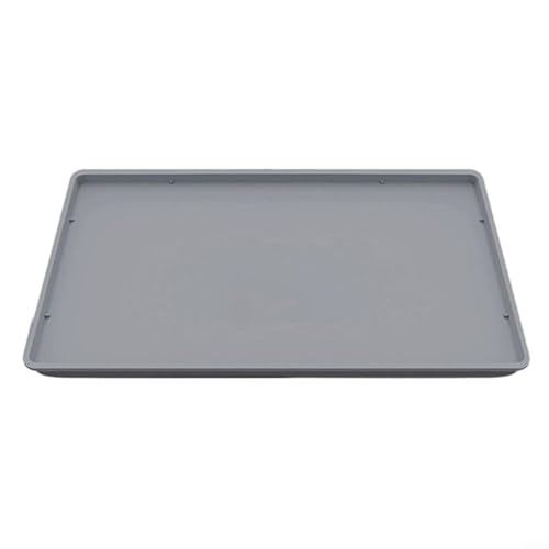 Entgoinggo Silikon-Untermatte für Kaffeemaschine, 40 x 50 cm, rutschfeste Kaffeemaschine, Design für sicheren Gebrauch (grau) von Entgoinggo