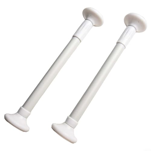 Entgoinggo Spülbeckenstütz-Set, Edelstahl, verstellbare Küchenspüle, Halterung, untere Installation, Stützbeine für Einzelbecken (50–80 cm, weiß) von Entgoinggo