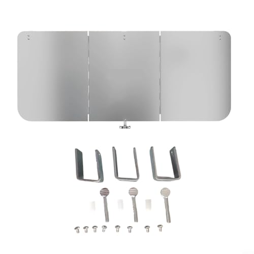 Entgoinggo Terrassenheizer-Reflektor-Schild, Wärmereflektor-Panel für Terrassenheizungen, faltbarer Schild-Deflektor für zusätzliche Wärmereflektorleistung Entgoinggo Terrassenheizer-Reflektor-Schild, Wärmereflektor-Panel für Terrassenheizungen, faltbarer Schild-Deflektor für zusätzliche Wärmereflektorleistung von Entgoinggo