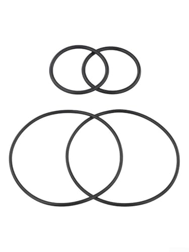 Entgoinggo Transparentes Vorfilter-O-Ring-Set für SPS25 SPS75 SPS100 Poolpumpen – Gummidichtungsset für Poolzirkulationssystem (2 Stück) von Entgoinggo