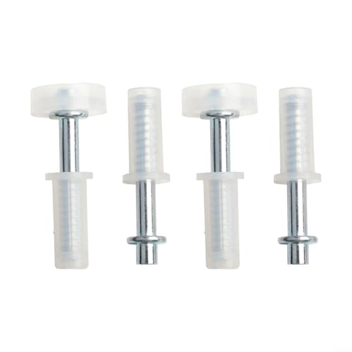 Entgoinggo Tür-Hardware-Reparatur-Set, Ersatzteile mit oberem Metall-Schwenk-Kunststoff-Führungsrad für Faltschrank-Schiebe-Schranktüren Set (4 Stück) von Entgoinggo