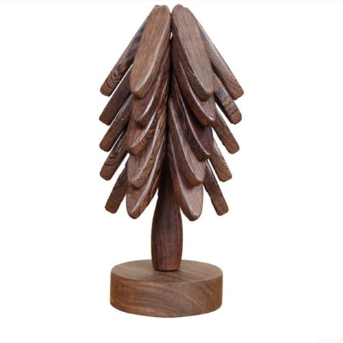 Entgoinggo Untersetzer aus Holz, Weihnachtsbaum-Blatt-Form, faltbare Küchenmatte für heißen Topf und Pfanne, Anti-Verbrühungs-Tischmatte für Küchenzubehör Entgoinggo Untersetzer aus Holz, Weihnachtsbaum-Blatt-Form, faltbare Küchenmatte für heißen Topf und Pfanne, Anti-Verbrühungs-Tischmatte für Küchenzubehör von Entgoinggo