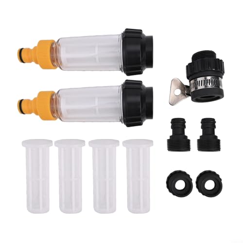 Entgoinggo Wasserfilter-Gartenschlauch mit leicht zu reinigendem transparentem Design, kompatibel mit verschiedenen Gartengeräten von Entgoinggo