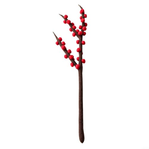Entgoinggo Weihnachtsbaumschmuck, handgefertigte Schneemann-Ornamente und Untersetzer, rote und weiße Weihnachtsbaum-Hängedekorationen (rote Wintersüßigkeit) von Entgoinggo