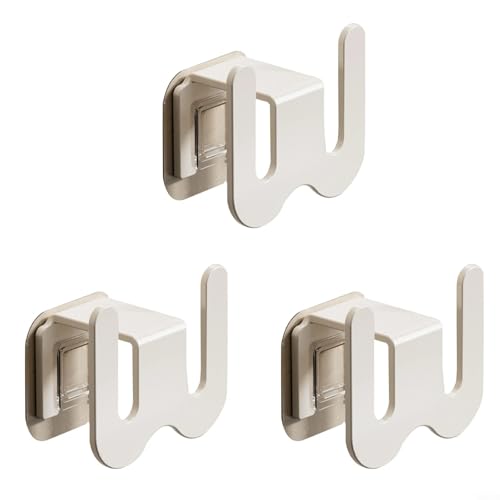 Entgoinggo Zum Aufräumen mit dieser wandmontierten Aluminium-Hausschuh-Halterung (3 Stück weiß) von Entgoinggo