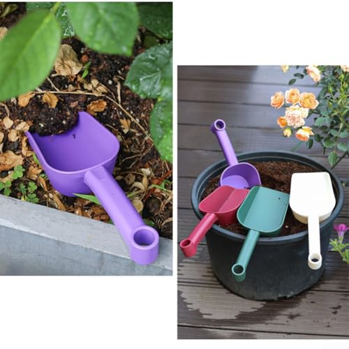 Ergonomische Kunststoffschaufel für Komfort bei Gartenprojekten (S, weiß) von Entgoinggo