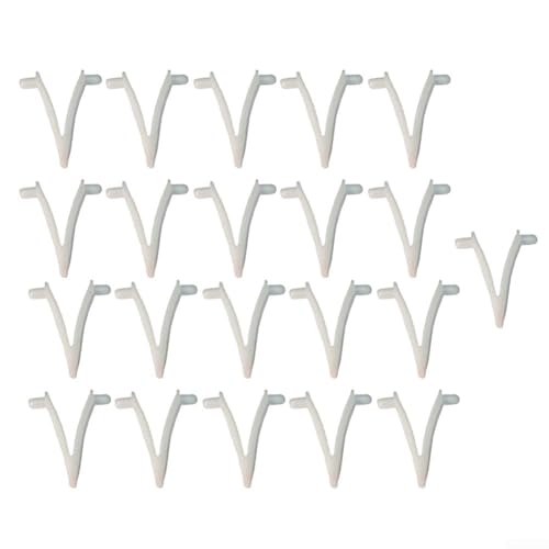 Ersatzclips für Poolausrüstung, 21 Pack V Clips kompatibel mit Poolbürsten und Rechen von Entgoinggo