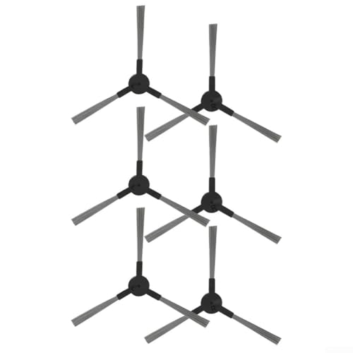 Essential Ersatz-Seitenbürsten-Set für Liectroux X6 und Puron PR12 PRO 6 Bürsten zur Optimierung der Reinigungsleistung von Entgoinggo