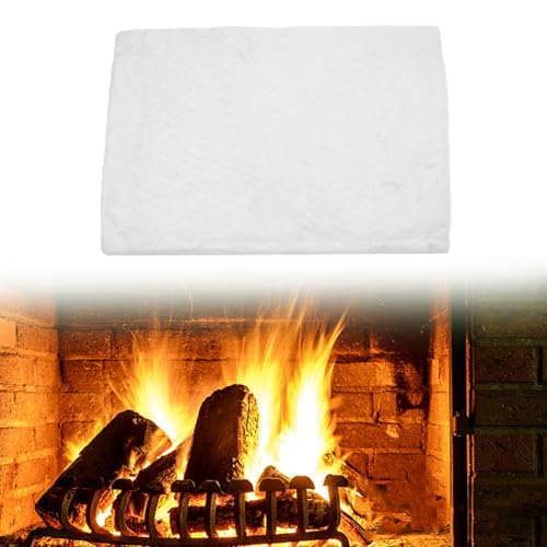 Firebox Sicherheitsverbesserung Calcium-Magnesium-Silikatfasern für verbesserte Brenndauer (30 x 20 x 2 cm) von Entgoinggo