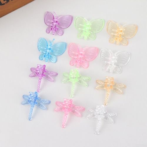 Gartenclip-Set, 30 Stück, Kunststoffstützen für Orchideen und Blumenranken, um die Wachstumseffizienz zu steigern (30 Stück Libellen) von Entgoinggo
