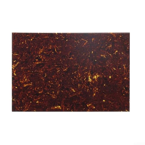 Gasplattenmaterial, blanko, geeignet für E-Gitarren, Größe ca. 43,2 x 28,9 cm (braune Schildkröte) von Entgoinggo