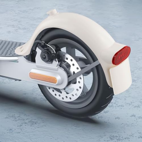 Hinteres Schutzblech für Elektroroller, mit Rücklicht, Ersatzteil für Xiaomi Pro Pro2, Schutzblech-Zubehör, LED-Licht (weiß) von Entgoinggo