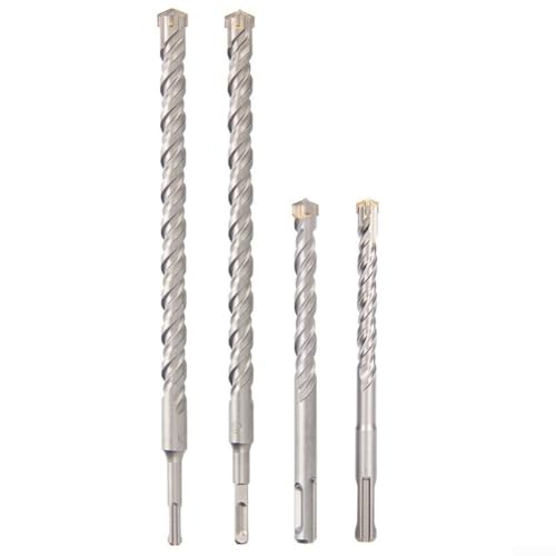 Hohe Effizienz für SDS Plus Bohrer, Vollhartmetall für harte Materialien wie Beton und Stein, entwickelt für optimale Leistung (16 x 460 mm) von Entgoinggo