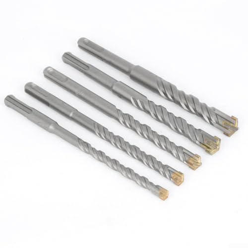 Hohe Effizienz für SDS Plus Bohrer, Vollhartmetall für harte Materialien wie Beton und Stein, entwickelt für optimale Leistung (8 x 310 mm) von Entgoinggo