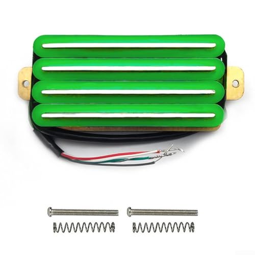 Humbucker Bridge STallation Made Simple Four Coils Designed to Work Seamless on Your Favorite Model (Green) von Entgoinggo