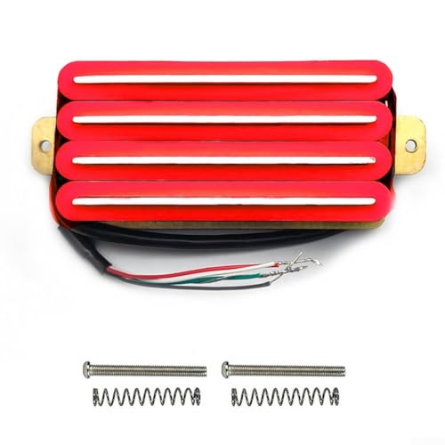 Humbucker Bridge STallation Made Simple Four Coils Designed to Work Seamless on Your Favorite Model (Red) von Entgoinggo