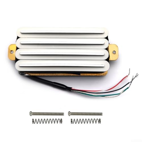 Humbucker Bridge STallation Made Simple Four Coils Designed to Work Seamlessly on Your Favorite Model (White) von Entgoinggo