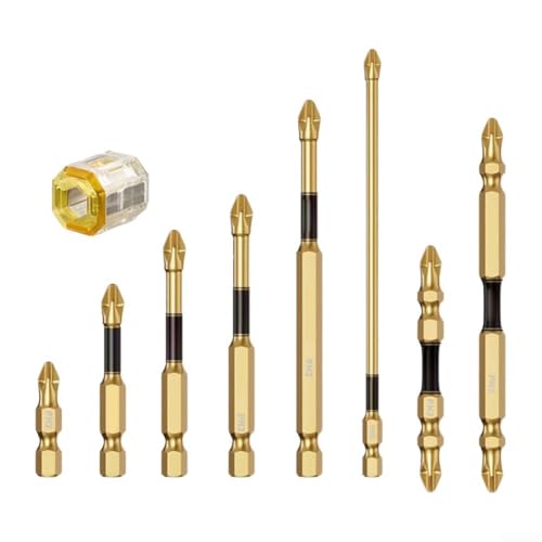 Innovatives Design, 9-teiliges PH2 magnetisches Schraubendreher-Bit-Set, inklusive einem einfach zu bedienenden Magnetisierer Innovatives Design, 9-teiliges PH2 magnetisches Schraubendreher-Bit-Set, inklusive einem einfach zu bedienenden Magnetisierer von Entgoinggo