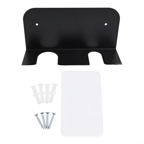 Kaffeesiebträger Wandhalterung Rack für Espressomaschinengriffe mit Bodenlos und Standard-Griff Kompatibilität Platzsparender Küchen-Organizer (schwarz) von Entgoinggo