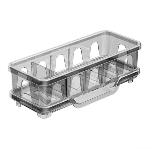 Kitchenspace Optimizer Praktischer Spülbecken-Caddy mit anpassbaren Layout-Optionen (schwarz) von Entgoinggo