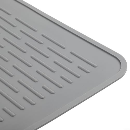 Mehrzweck-Abtropfmatte aus Silikon für Elektroherde, schützt Oberflächen und dient als hitzebeständiger Untersetzer (B) von Entgoinggo