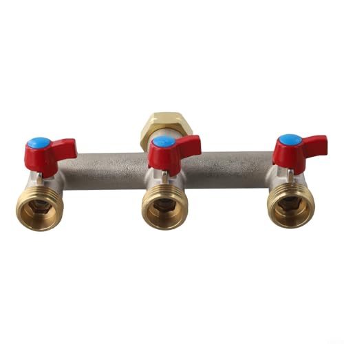 Messing-Wasserverteiler, 3-Wege-Wasserhahn-Anschluss für nahtlose Gartenbewässerungslösungen Messing-Wasserverteiler, 3-Wege-Wasserhahn-Anschluss für nahtlose Gartenbewässerungslösungen von Entgoinggo