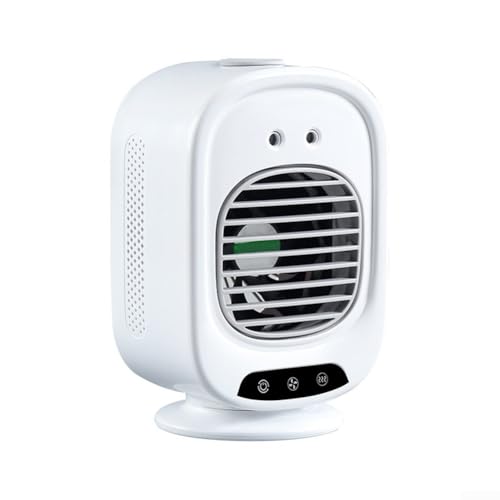 Mini-Klimaanlagen-Ventilator, persönlicher Raum-Luftkühler mit 3 Windgeschwindigkeiten, USB-betriebener Desktop-Kühlungs-Luftbefeuchter für Home Office Mini-Klimaanlagen-Ventilator, persönlicher Raum-Luftkühler mit 3 Windgeschwindigkeiten, USB-betriebener Desktop-Kühlungs-Luftbefeuchter für Home Office von Entgoinggo
