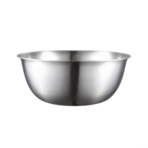 Multifunktionale Edelstahl-Rührschüsseln für Ramen, Salat und Backbedürfnisse, Küchenzubehör (22 cm) von Entgoinggo