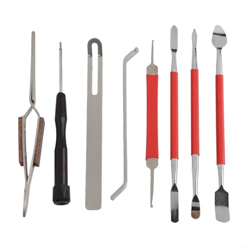 Multifunktionale Reparaturwerkzeuge für Saxophon, Flöte und Klarinette, professionelles Instrumenten-Set (8-teilig) von Entgoinggo