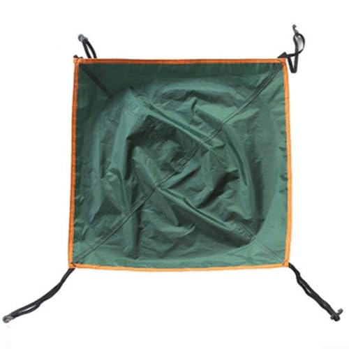 Outdoor Zelt Baldachin Plane Dachabdeckung Wasserdicht Schutz für Camping 56x56cm (Grün) von Entgoinggo