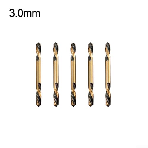 Professionelle 5 Stück HSS Schlangenbohrer für Metall und Holz, geeignet für Handbohrmaschinen (3,0 mm) von Entgoinggo