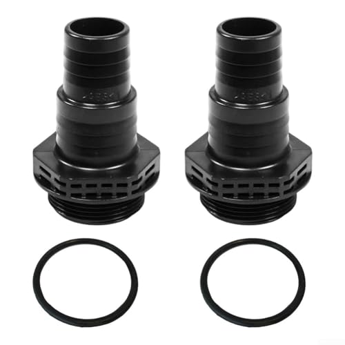 Pumpenanschluss mit Oring, kompatibel mit SPS50 für SPS75 für SPS100 Umwälzpumpen, entwickelt zur Unterstützung der langlebigen Poolsystem-Funktion (2 Sets) von Entgoinggo
