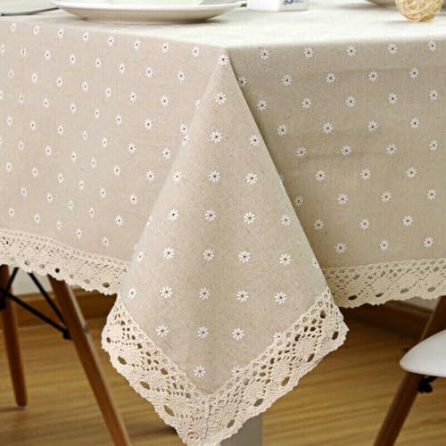 Quadratische Tischdecke mit lebendigem Blumen-Design für lässige und formelle Anlässe von Entgoinggo