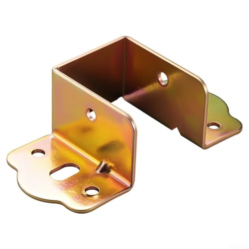 Robuste Metall-Bettgitterhalterungen mit U-förmigem Design zur Unterstützung von Holzbettstrukturen und zur Verbesserung der Stabilität (Silber, 40 mm) von Entgoinggo