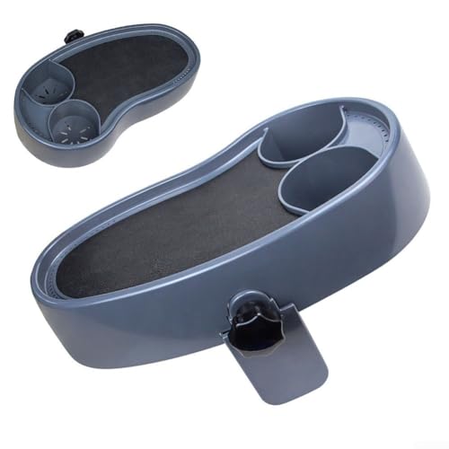 Robuster Spa-Tablett mit verstellbarem Clip und zwei Getränkehaltern, rutschfest für einfache Nutzung Robuster Spa-Tablett mit verstellbarem Clip und zwei Getränkehaltern, rutschfest für einfache Nutzung von Entgoinggo