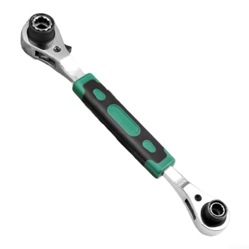 Rutschfester Griff Ratschenschlüssel mit nahtloser bidirektionaler Bedienung und robuster Stahlkonstruktion, für professionelle Reparatur- und Montagearbeiten (rutschfest) von Entgoinggo
