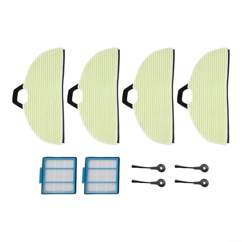 Seitenbürstenfilter und Mikrofaser-Wischpads für Shark Roboter-Staubsauger, kompatibel mit RV2001WD AV2001WD RV2002WD RV2000WD Modellen für effiziente Reinigung Seitenbürstenfilter und Mikrofaser-Wischpads für Shark Roboter-Staubsauger, kompatibel mit RV2001WD AV2001WD RV2002WD RV2000WD Modellen für effiziente Reinigung von Entgoinggo
