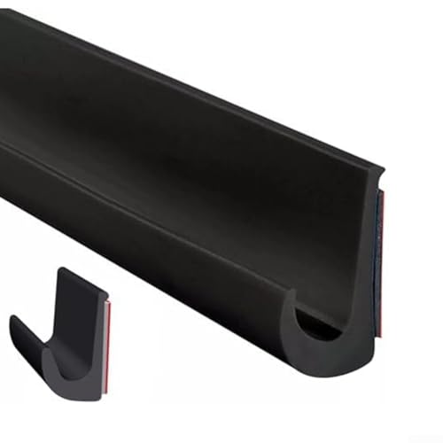 Selbsthaftende J-förmige Regenrinne für Autos, Vans, Wohnmobile und Boote, unterstützt effektiven Wasserablauf und verhindert Schäden von Entgoinggo