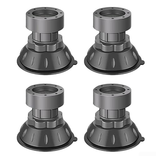Set mit 4 verstellbaren Unterlegscheibenfüßen mit stoßfestem Design für verbesserte Stabilität und zur Geräuschreduzierung in Haushaltsgeräten von Entgoinggo
