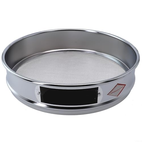 Sleek Design 20cm Edelstahl Inspektionssieb für vielfältige Anwendungen einschließlich Pharmazeutika (18 Mesh) von Entgoinggo