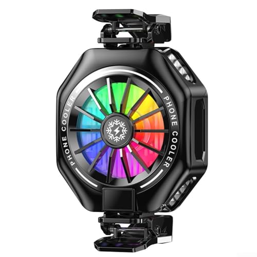 Smartphone-Kühllösung, magnetischer Ventilator mit lebendigen RGB-Effekten Smartphone-Kühllösung, magnetischer Ventilator mit lebendigen RGB-Effekten von Entgoinggo