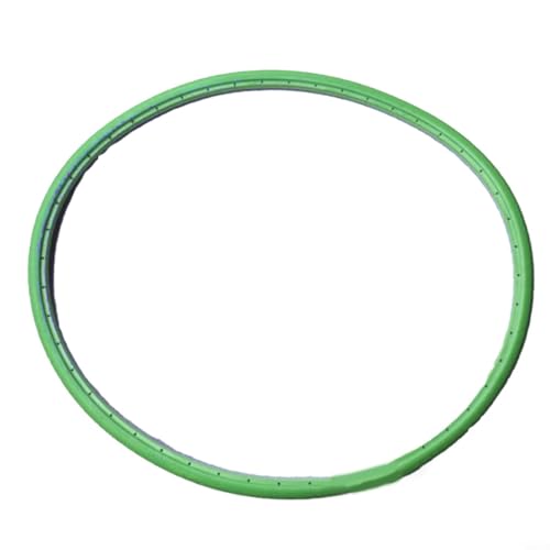 Solider Fahrradreifen, luftlos, verschleißfester Gummireifen, verbesserte Optik, 700 x 23 C, farbiges Rad (weiß) von Entgoinggo