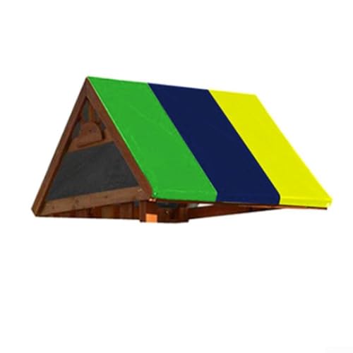 Spielplatz-Schatten-Baldachin, Allwetterschutz für sichere Outdoor-Aktivitäten und saubere Spielbereiche (grün, blau, gelb) von Entgoinggo