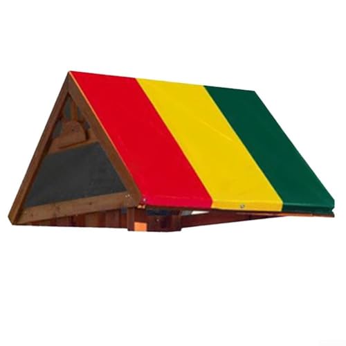 Spielplatz-Schatten-Baldachin, Allwetterschutz für sichere Outdoor-Aktivitäten und saubere Spielbereiche (rot, gelb, grün) von Entgoinggo