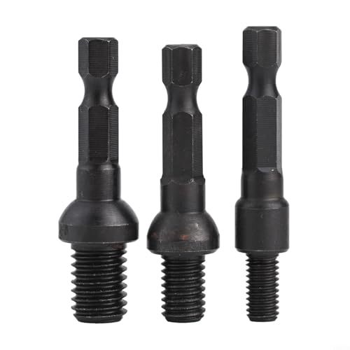 Stecknuss Adapter Set 6 Stück M6 M8 M10 mit 1/10.2 cm Sechskantschaft für selbstschneidende Verwendung mit für Einsatzmuttern oder Stockbolzenschrauben an elektrischen Bohrmaschinen von Entgoinggo