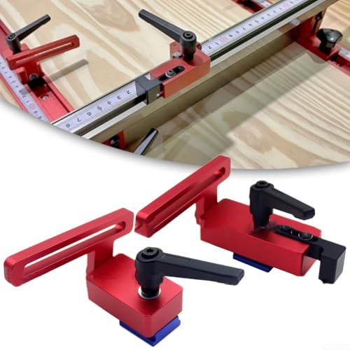 T-Nutbegrenzer Holzbearbeitungsschütte Stopper Gehrungsschiene Stop Werkzeug mit abschließbarem Kork und ergonomischem Design aus Aluminiumlegierung 6061 (Typ 30) von Entgoinggo