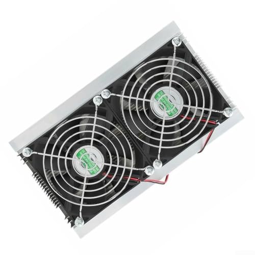 Thermoelektrisches Kühlset mit zwei Ventilatoren für DIY-Kühlung mit Aluminiummaterial und effizienter Kühlleistung bei 12 V DC von Entgoinggo