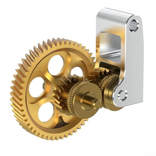 Tuozhu X1P1 DLC Gold Gear Assembly for 3D Printing Metal Accessory for Upgrade Extruders von Entgoinggo