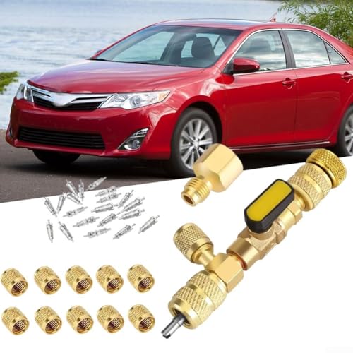 Ventilkern-Entfernungs- und Installationswerkzeug für HVAC-Profis, kompatibel mit R410A, R22, R404A mit SAE 14/516 Anschlüssen von Entgoinggo